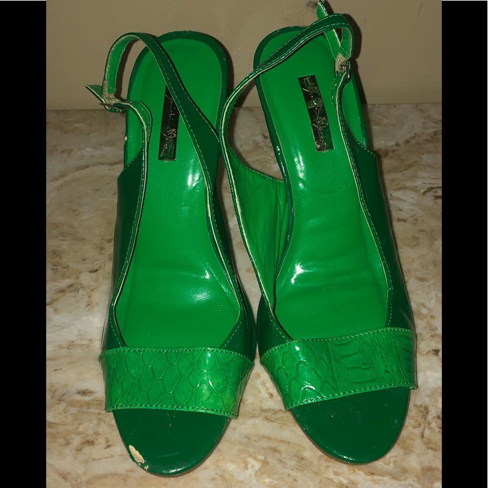 Green heels